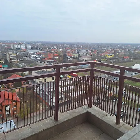 Apartament High-end With Panoramic View, Parking & Pool Bukareszt